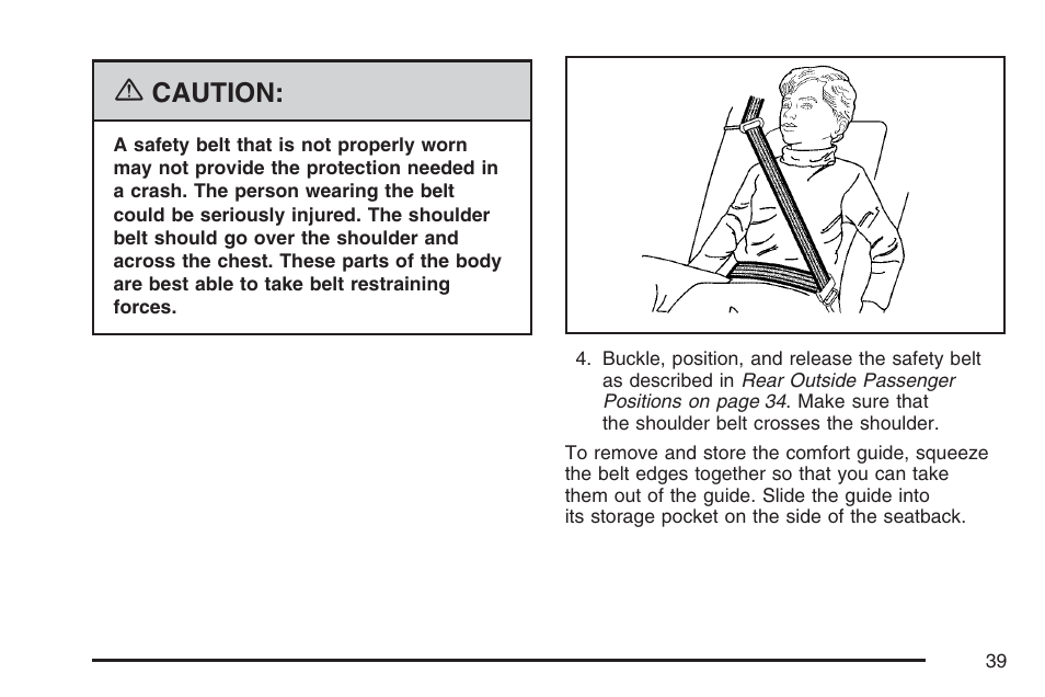 Caution | GMC 2007 Savana User Manual | Page 39 / 452