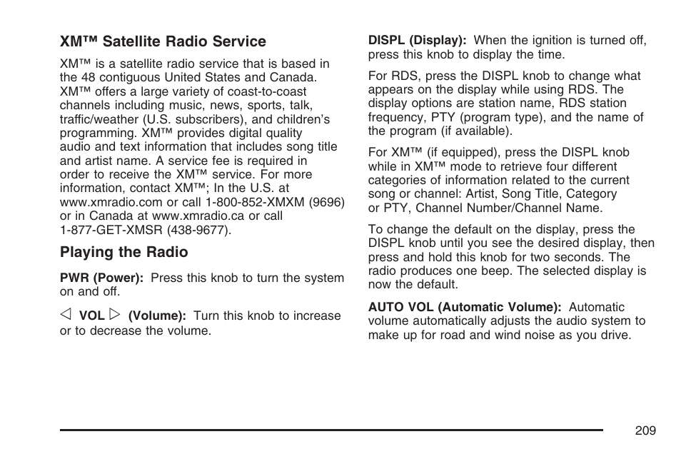 GMC 2007 Canyon User Manual | Page 209 / 492