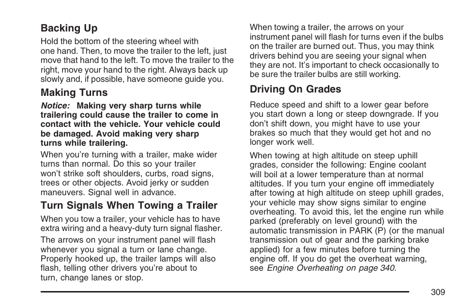 GMC 2007 Canyon User Manual | Page 309 / 492
