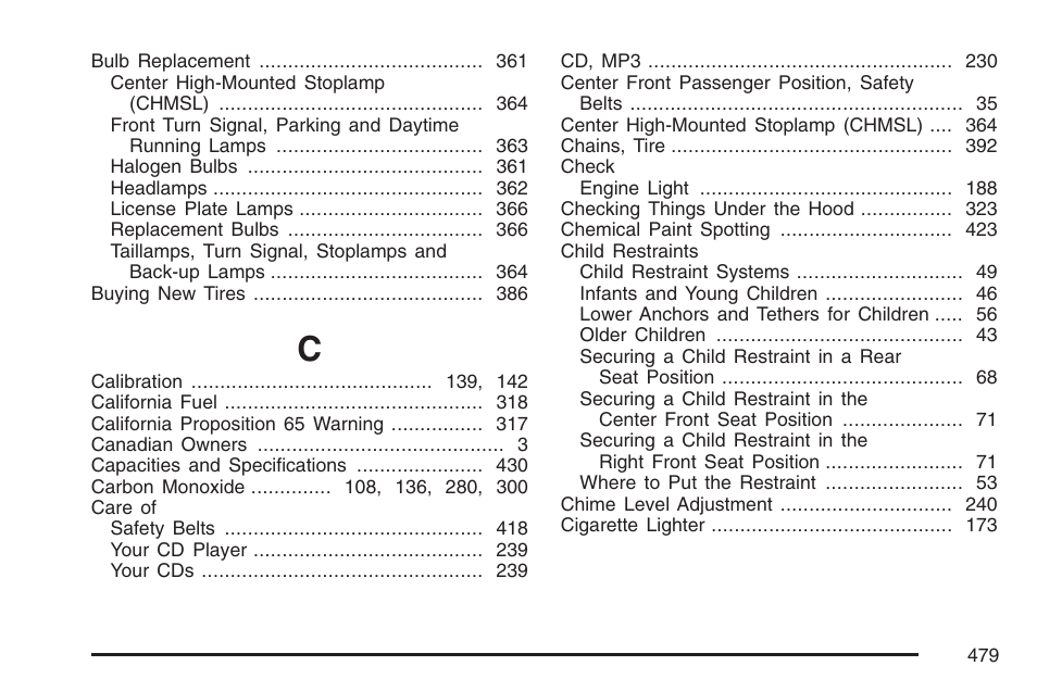GMC 2007 Canyon User Manual | Page 479 / 492