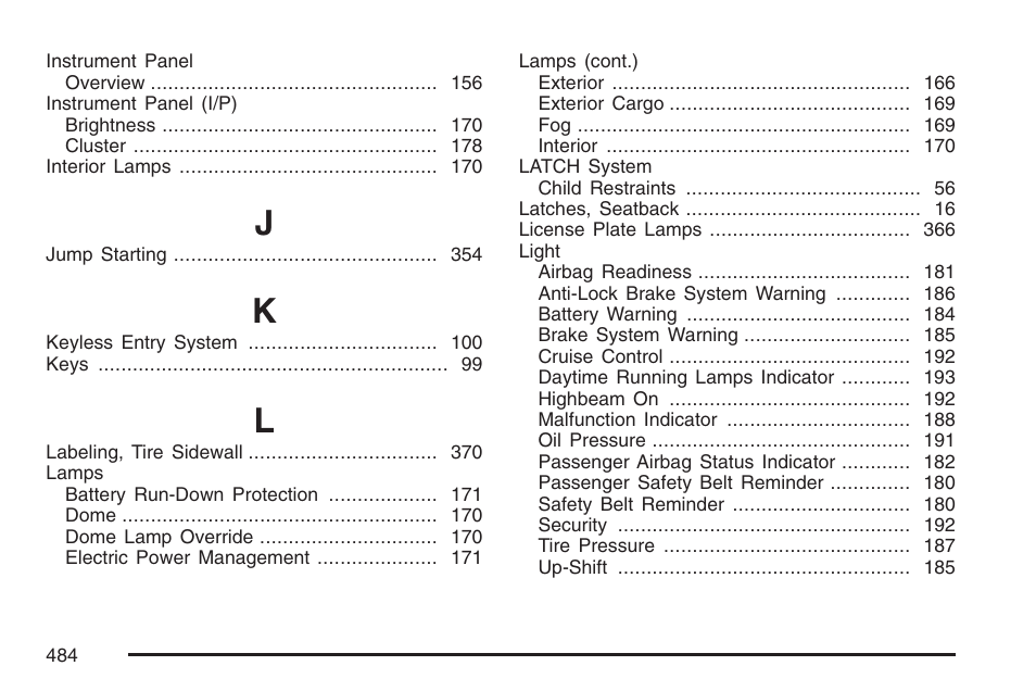 GMC 2007 Canyon User Manual | Page 484 / 492