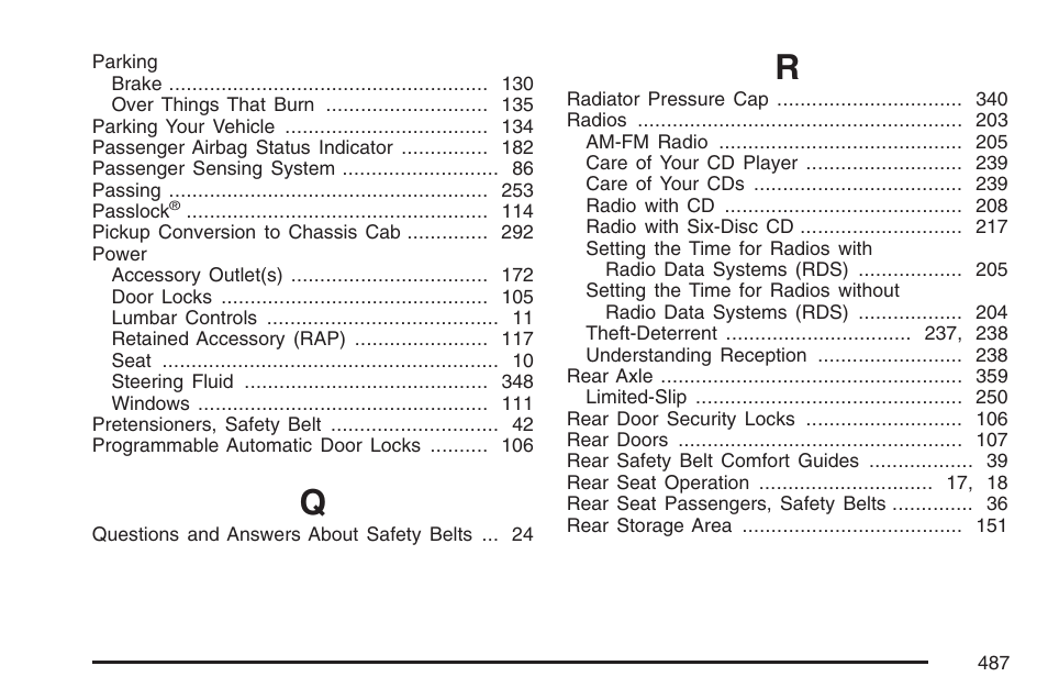 GMC 2007 Canyon User Manual | Page 487 / 492