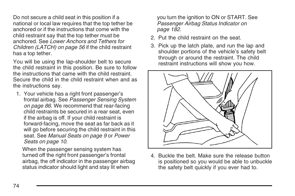 GMC 2007 Canyon User Manual | Page 74 / 492