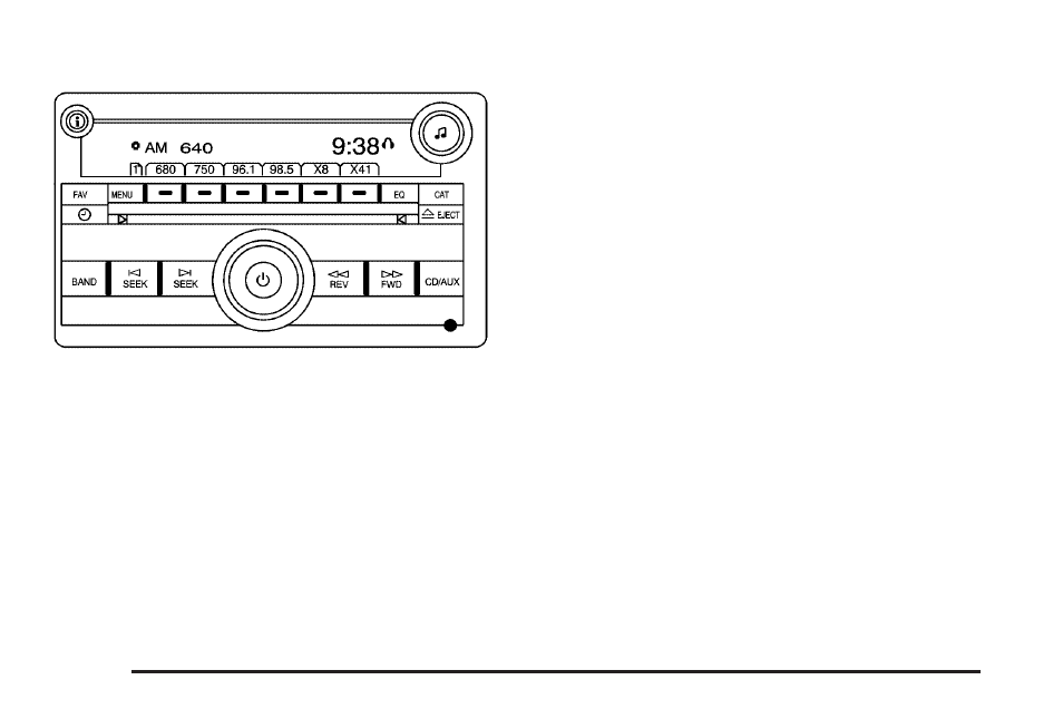 Radio with cd | GMC 2007 Acadia User Manual | Page 268 / 554