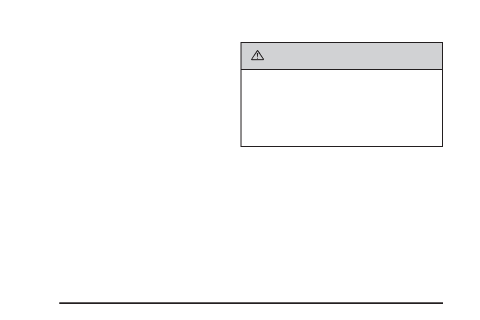Caution | GMC 2007 Acadia User Manual | Page 380 / 554
