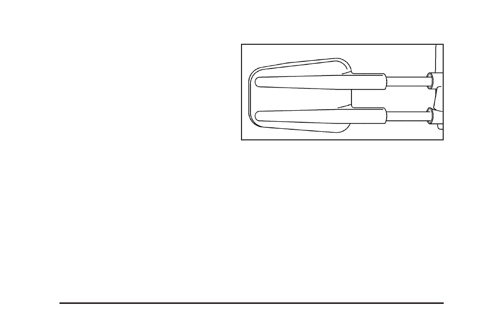 Outside manual mirrors, Outside camper-type mirrors | GMC 2006 Sierra User Manual | Page 162 / 600