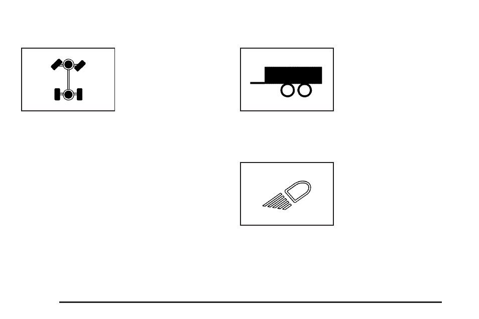 Four-wheel-drive light, Tow/haul mode light, Cargo lamp light | GMC 2006 Sierra User Manual | Page 228 / 600