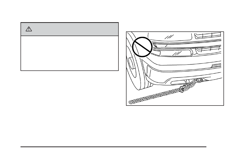 Recovery hooks, Recovery hooks -47, Caution | GMC 2006 Sierra User Manual | Page 359 / 600