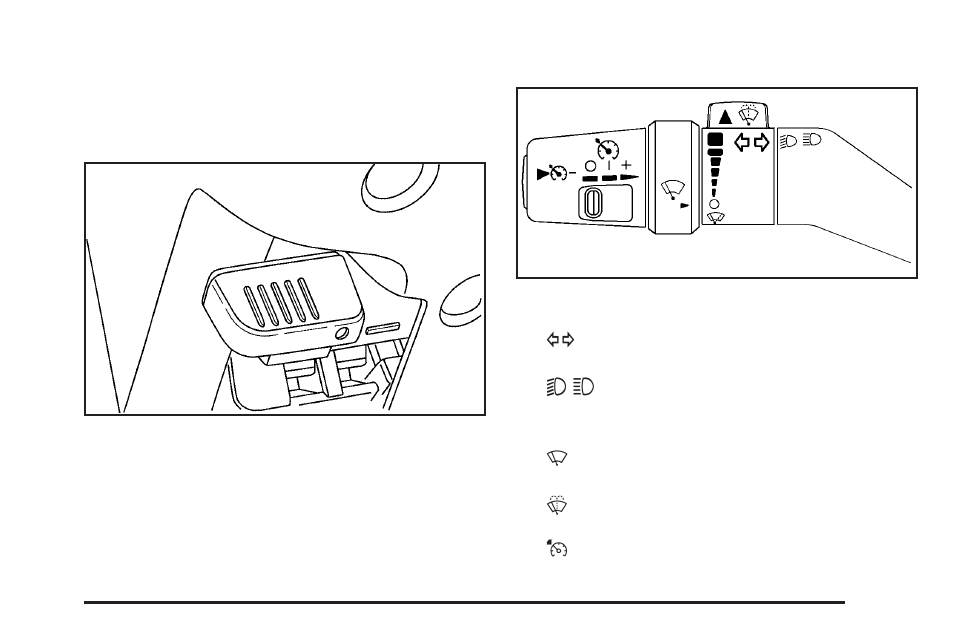 Tilt wheel, Turn signal/multifunction lever, Tilt wheel -7 turn signal/multifunction lever -7 | Turn, Signal/multifunction lever | GMC 2006 Canyon User Manual | Page 135 / 434