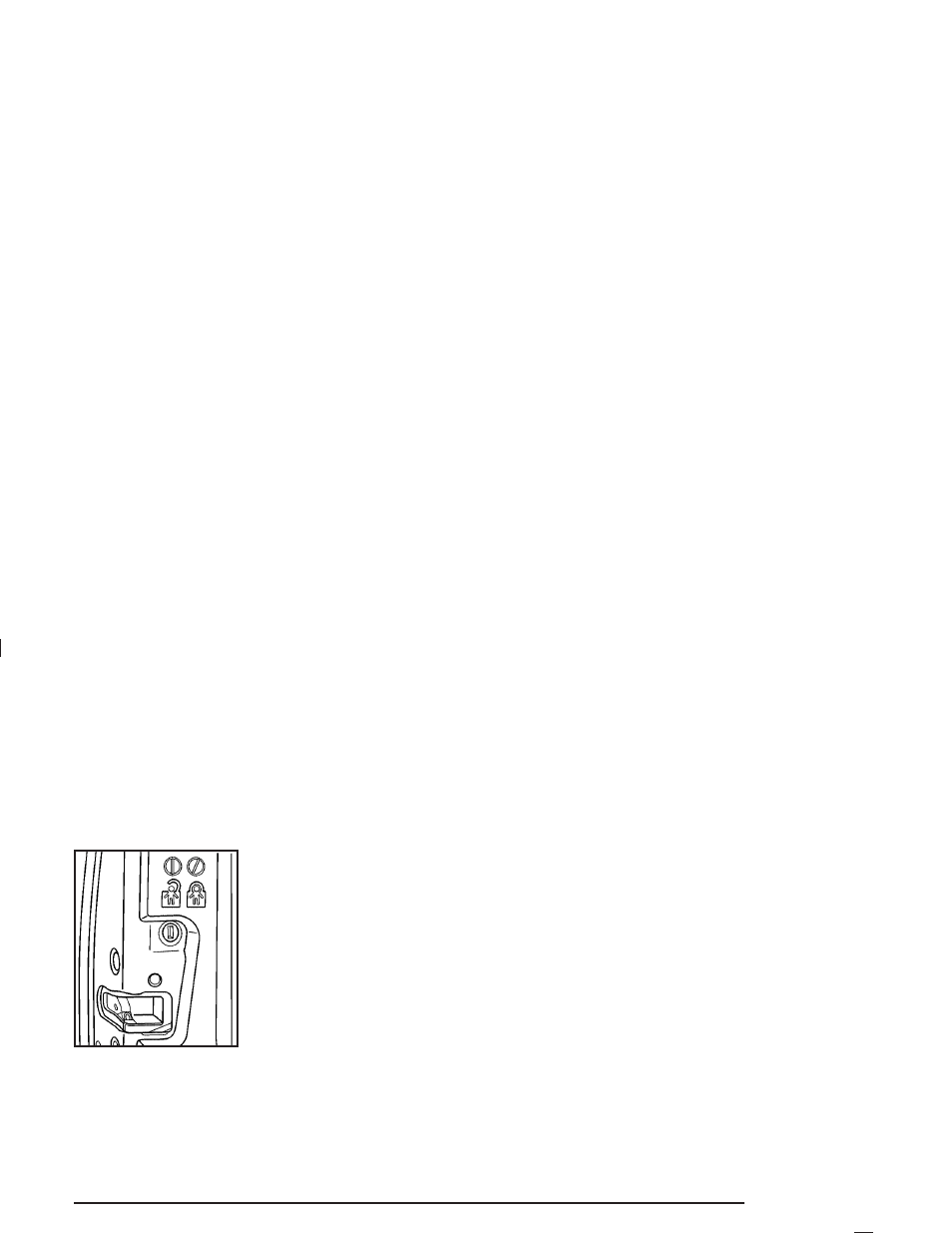 Rear door security locks (crew cab), Rear door security locks (crew cab) -9 | GMC 2005 Canyon User Manual | Page 91 / 420