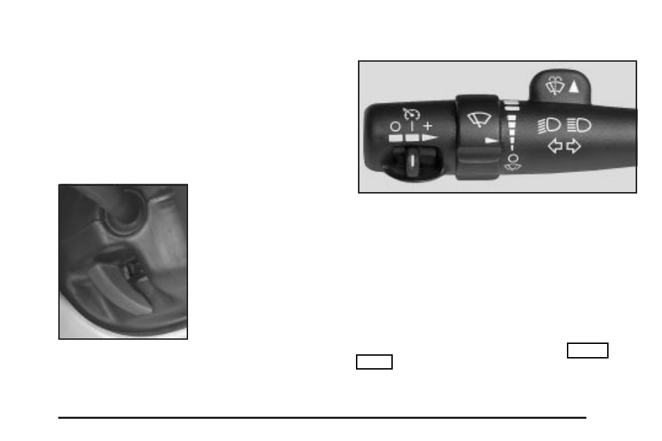 Horn, Tilt wheel, Turn signal/multifunction lever | Turn signal/multifunction, Lever | GMC 2004 Sierra User Manual | Page 171 / 588