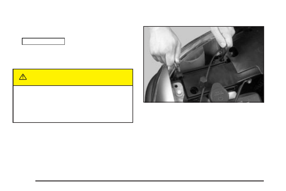 Bulb replacement, Halogen bulbs, Headlamps | Bulb replacement -64, Halogen bulbs -64 headlamps -64, Caution | GMC 2004 Sierra User Manual | Page 464 / 588