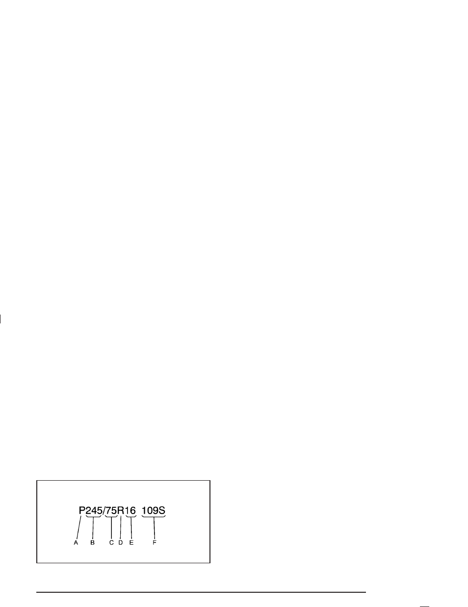 Tire size | GMC 2004 Canyon User Manual | Page 325 / 420