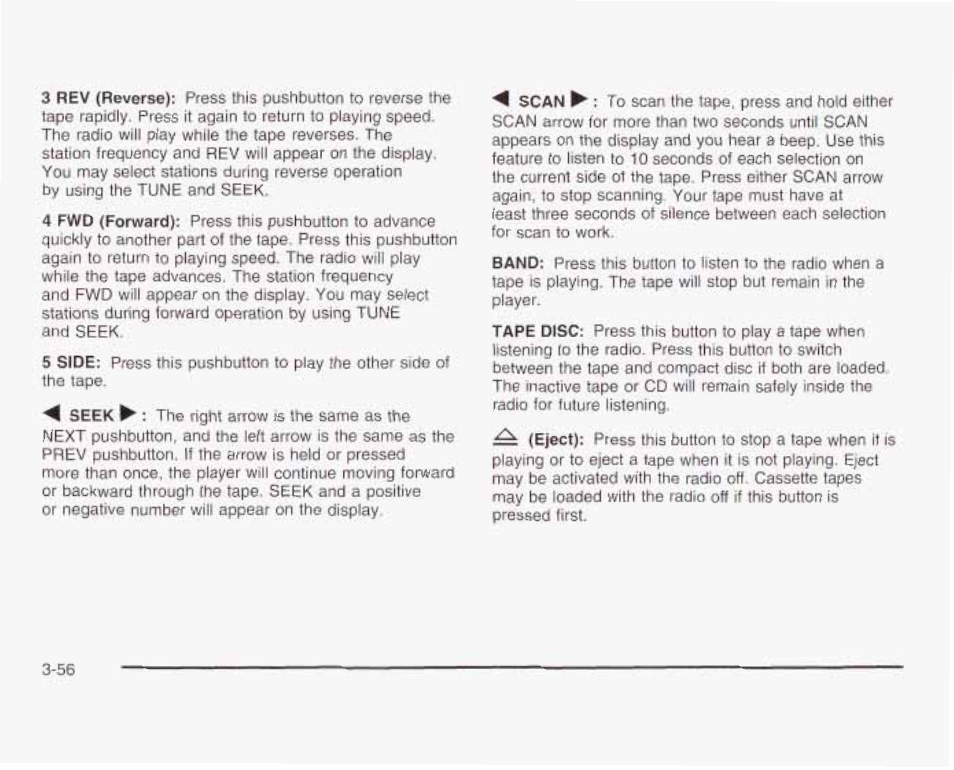 GMC 2003 Savana User Manual | Page 177 / 400