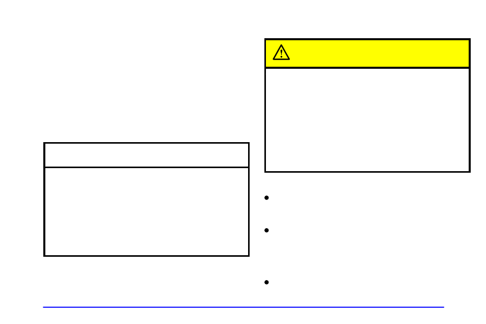 Driving through deep standing water, Driving through flowing water, Some other rainy weather tips | Notice, Caution | GMC 2002 Sierra User Manual | Page 266 / 499