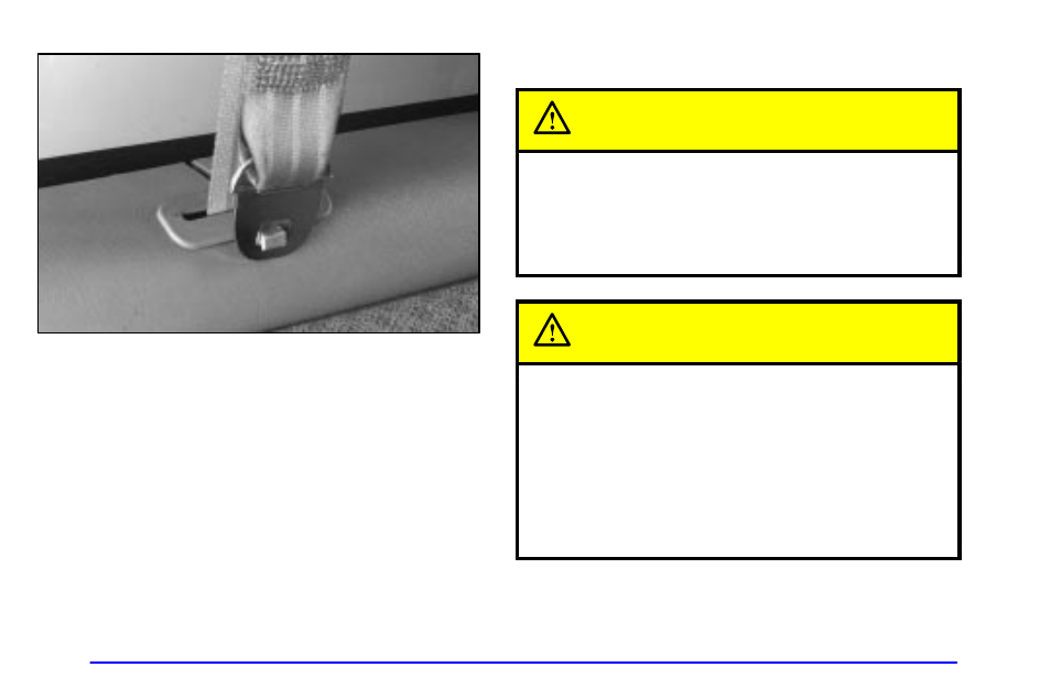 Replacing the rear seats, Caution | GMC 2002 Savana User Manual | Page 15 / 411