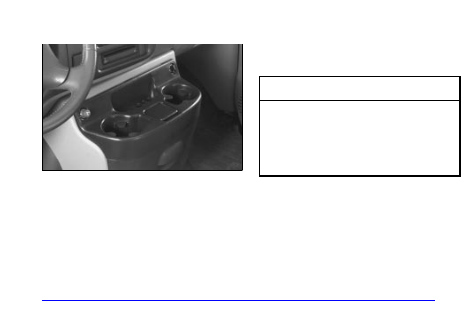 Storage compartments, Cigarette lighter/ashtray, Notice | GMC 2001 Savana User Manual | Page 124 / 412