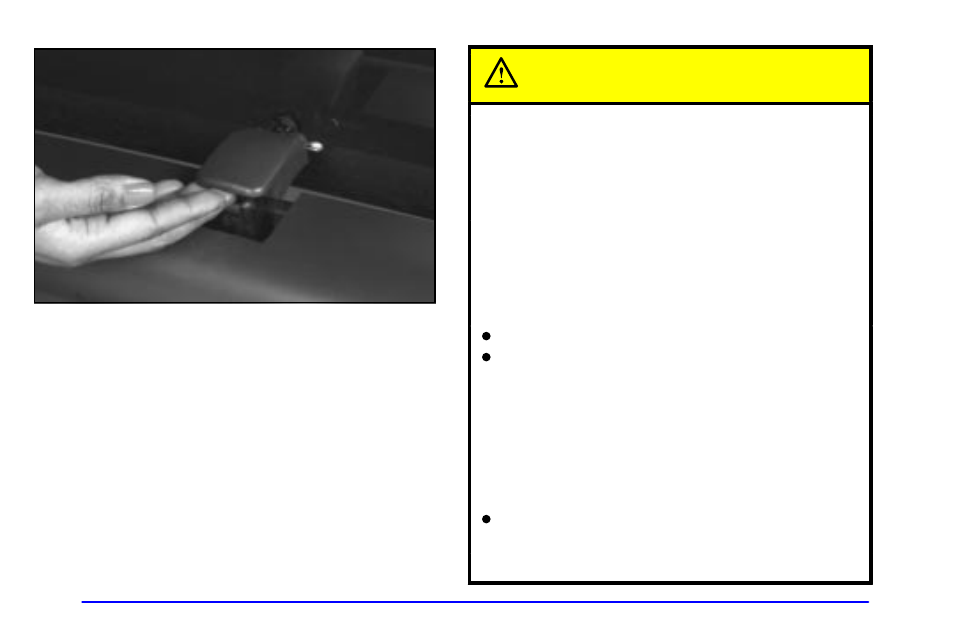 Caution | GMC 2000 Savana User Manual | Page 108 / 398