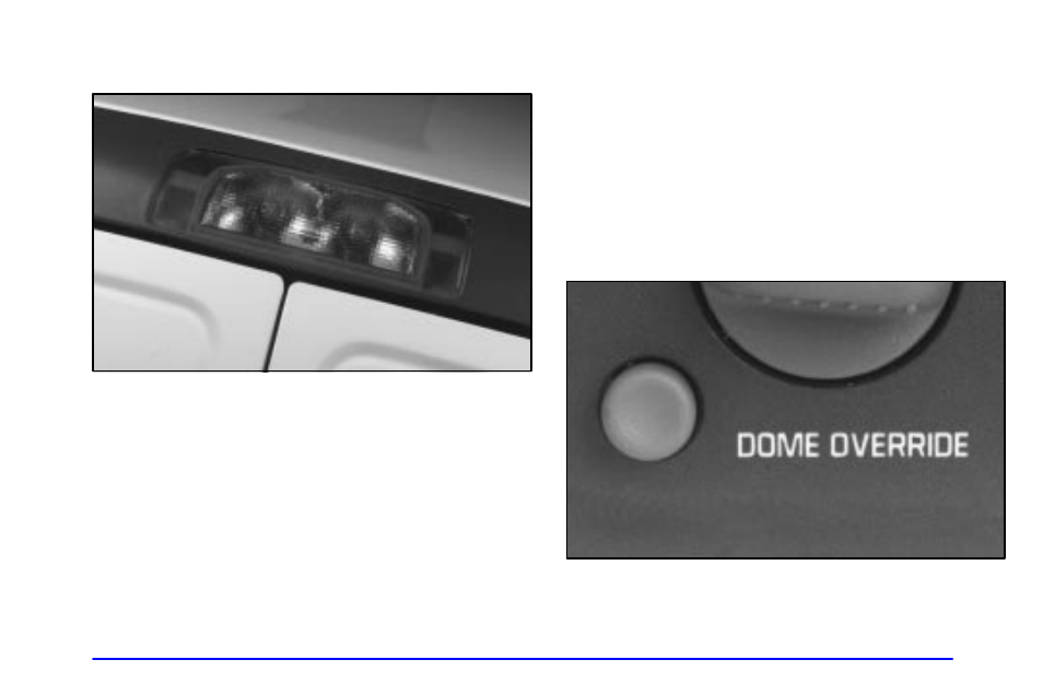 Center high-mounted stoplamp, Interior lamps, Dome lamps | GMC 2000 Savana User Manual | Page 117 / 398