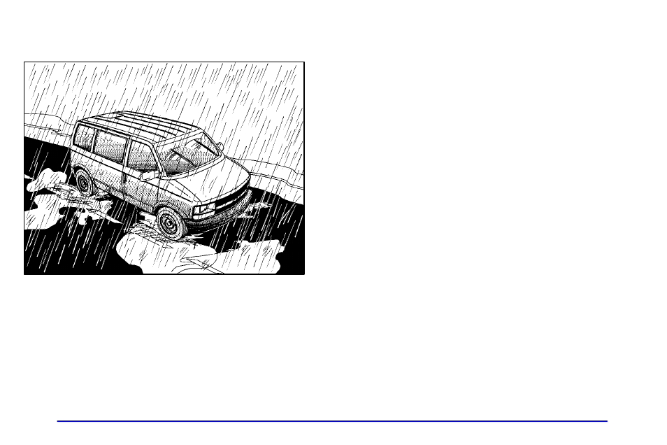 Driving in rain and on wet roads | GMC 2000 Savana User Manual | Page 188 / 398