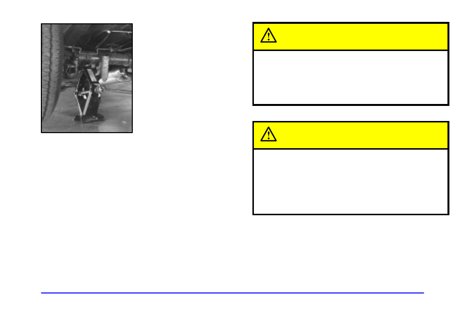 Caution | GMC 2000 Savana User Manual | Page 245 / 398