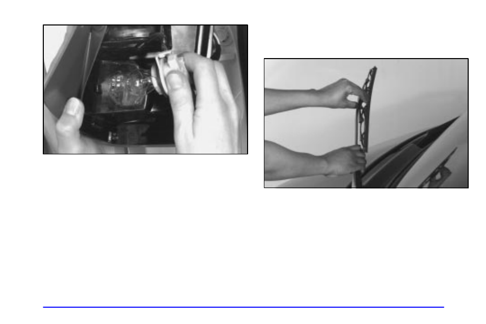 Windshield wiper blade replacement | GMC 2000 Savana User Manual | Page 293 / 398