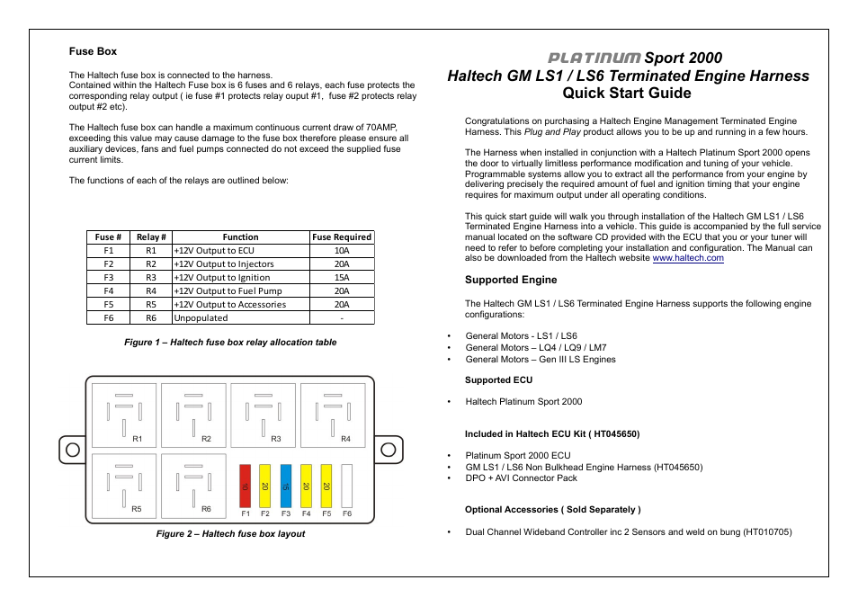 Platinum | Haltech HT045650 User Manual | Page 3 / 12