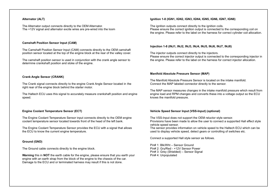 Haltech HT045650 User Manual | Page 6 / 12