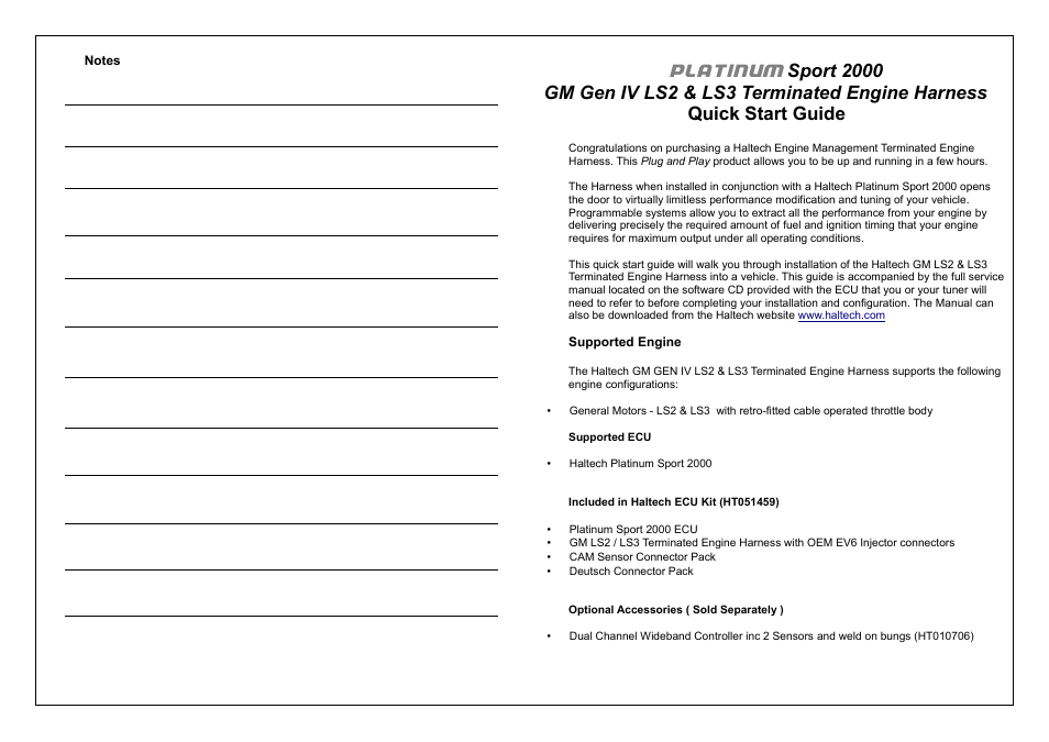 Platinum | Haltech HT045666 User Manual | Page 14 / 16