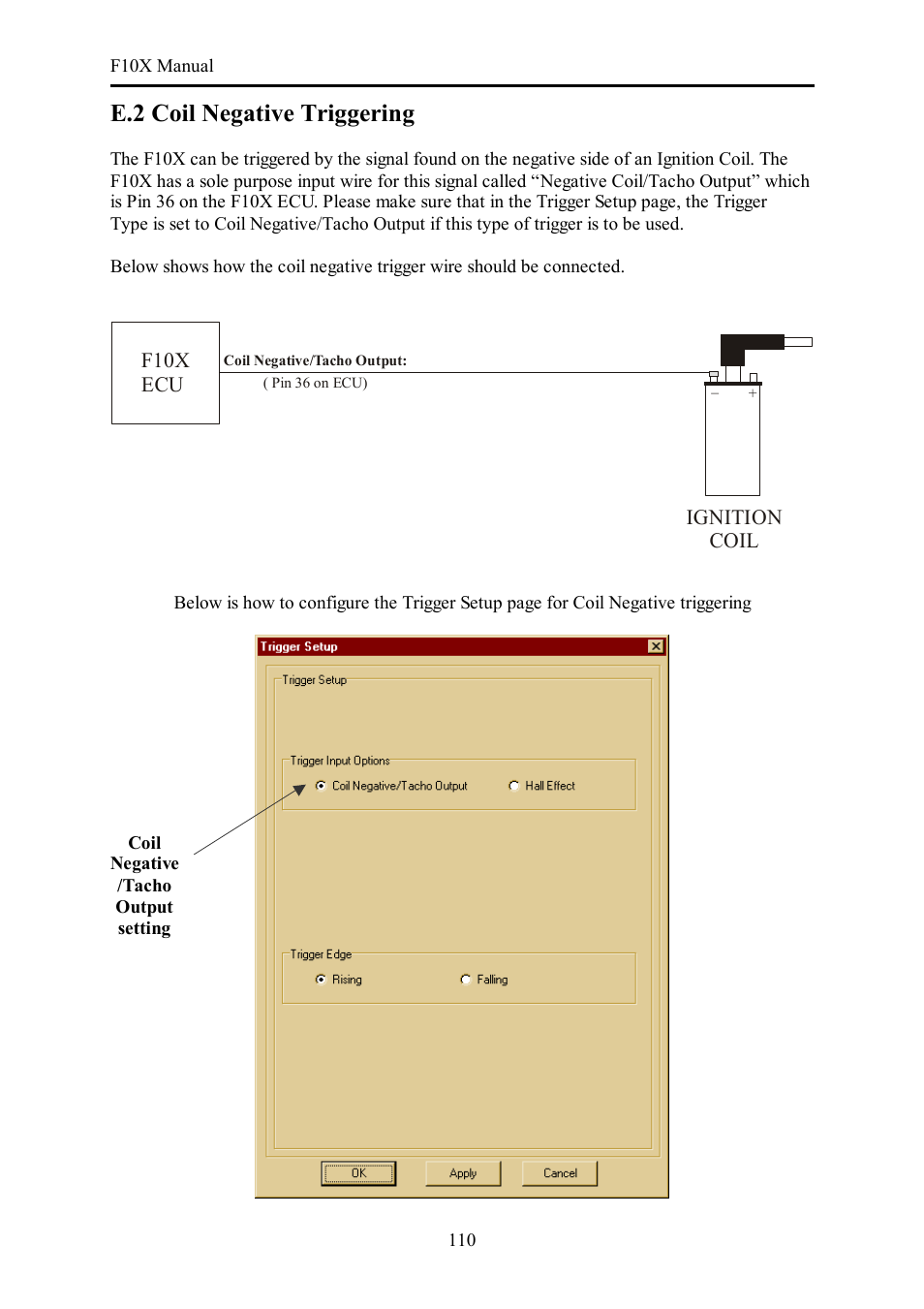 E.2 coil negative triggering | Haltech F10X User Manual | Page 110 / 120