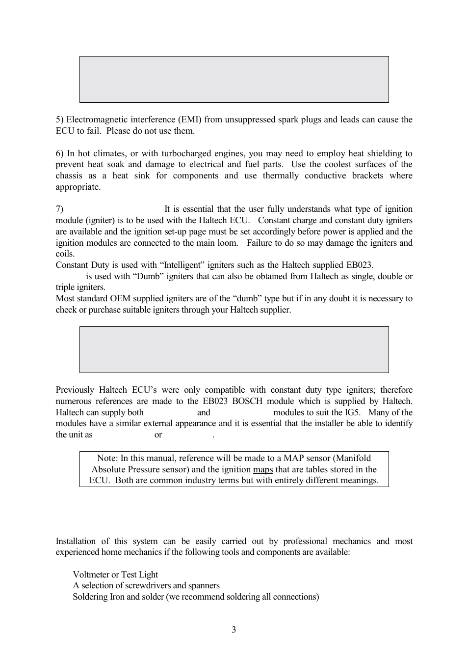 Tool/supply requirements | Haltech IG5 User Manual | Page 7 / 89