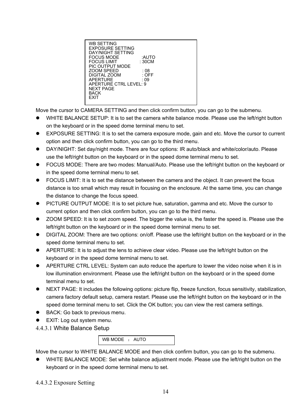 IC Realtime 1080P (Full HD over coax) HD-SDI / HDcctv 20x Optical PTZ / IR User Manual | Page 21 / 37