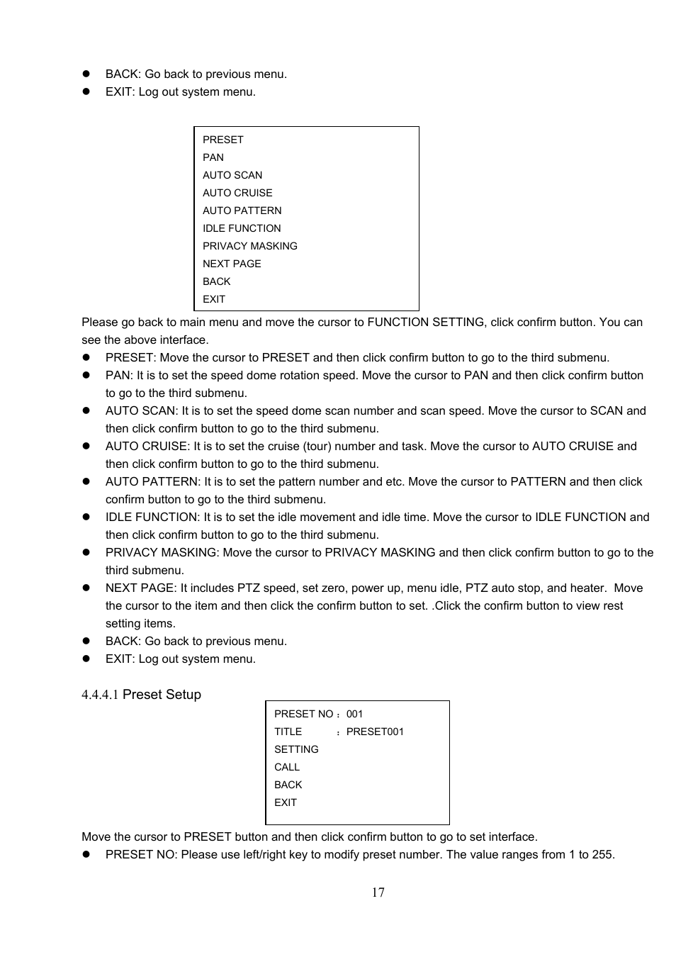 IC Realtime 1080P (Full HD over coax) HD-SDI / HDcctv 20x Optical PTZ / IR User Manual | Page 24 / 37