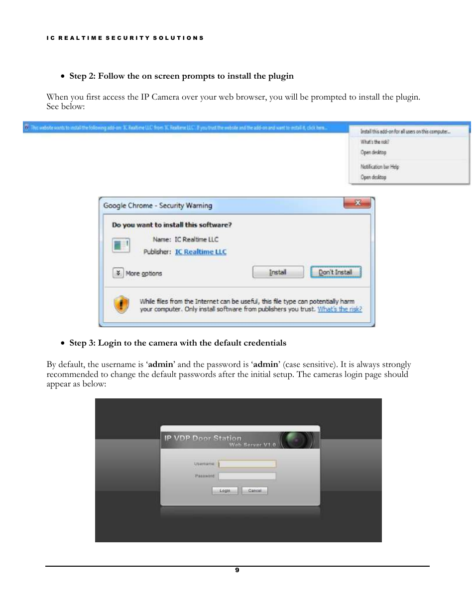 IC Realtime Villa Outdoor Station (IHC6260) User Manual | Page 12 / 15