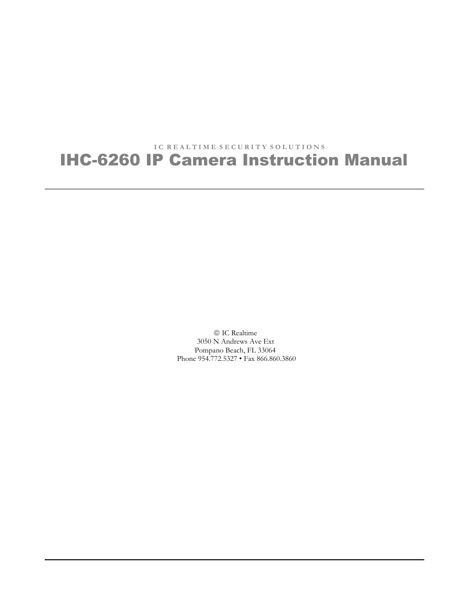Ihc-6260 ip camera instruction manual | IC Realtime Villa Outdoor Station (IHC6260) User Manual | Page 2 / 15