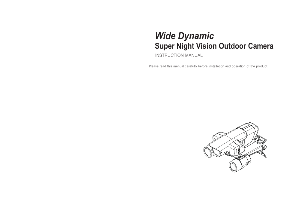 IC Realtime 520TVL Super Night Vision Outdoor AF 30X Zoom Camera (EL8000IR) User Manual | 10 pages