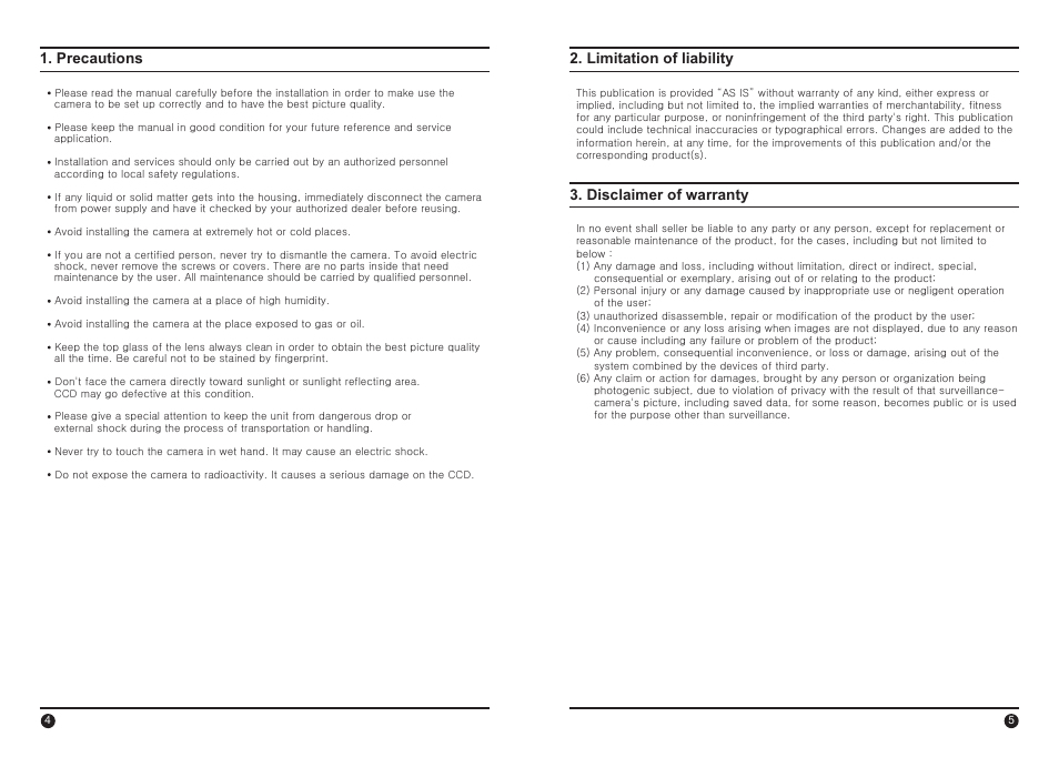 IC Realtime 520TVL Super Night Vision Outdoor AF 30X Zoom Camera (EL8000IR) User Manual | Page 3 / 10