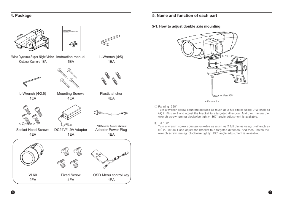 IC Realtime 520TVL Super Night Vision Outdoor AF 30X Zoom Camera (EL8000IR) User Manual | Page 4 / 10