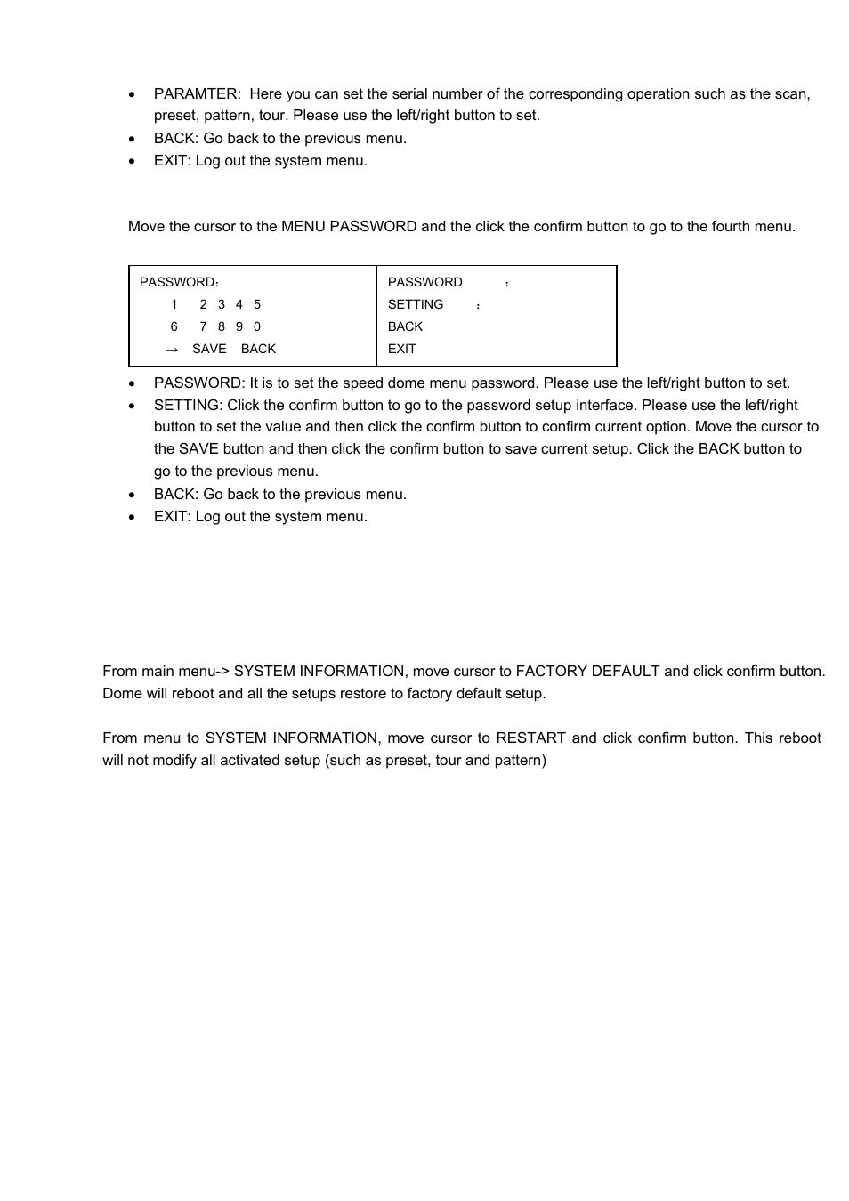 5 dome abnormal phenomenon operation | IC Realtime PTZ-2801WDR: High Speed PTZ Dome Camera with 28X Zoom User Manual | Page 34 / 40