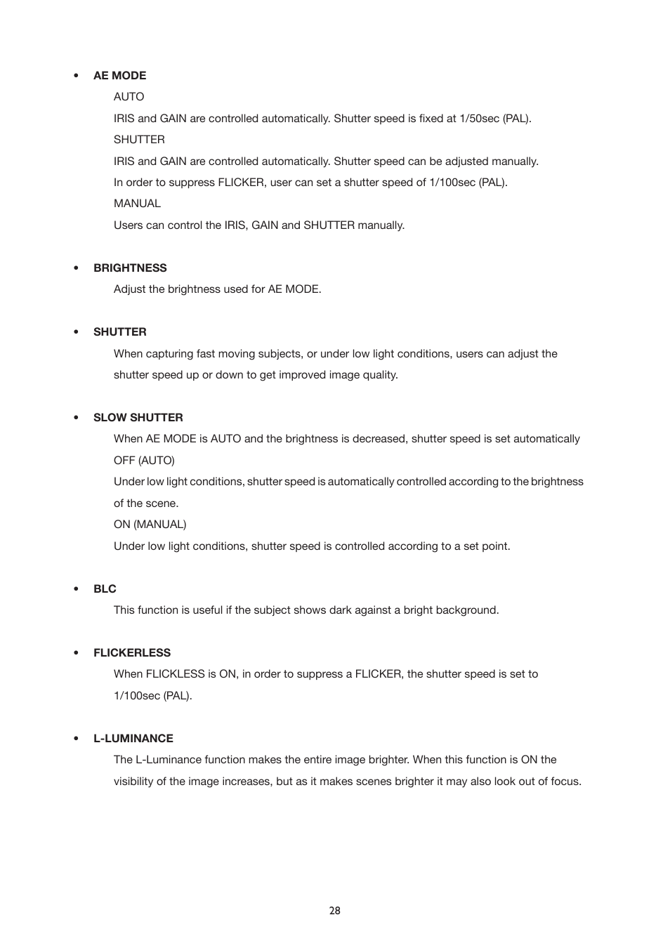 IC Realtime The Sentinal WDR 36x Optical Zoom, 32x Digital Zoom IR PTZ Camera User Manual | Page 28 / 47