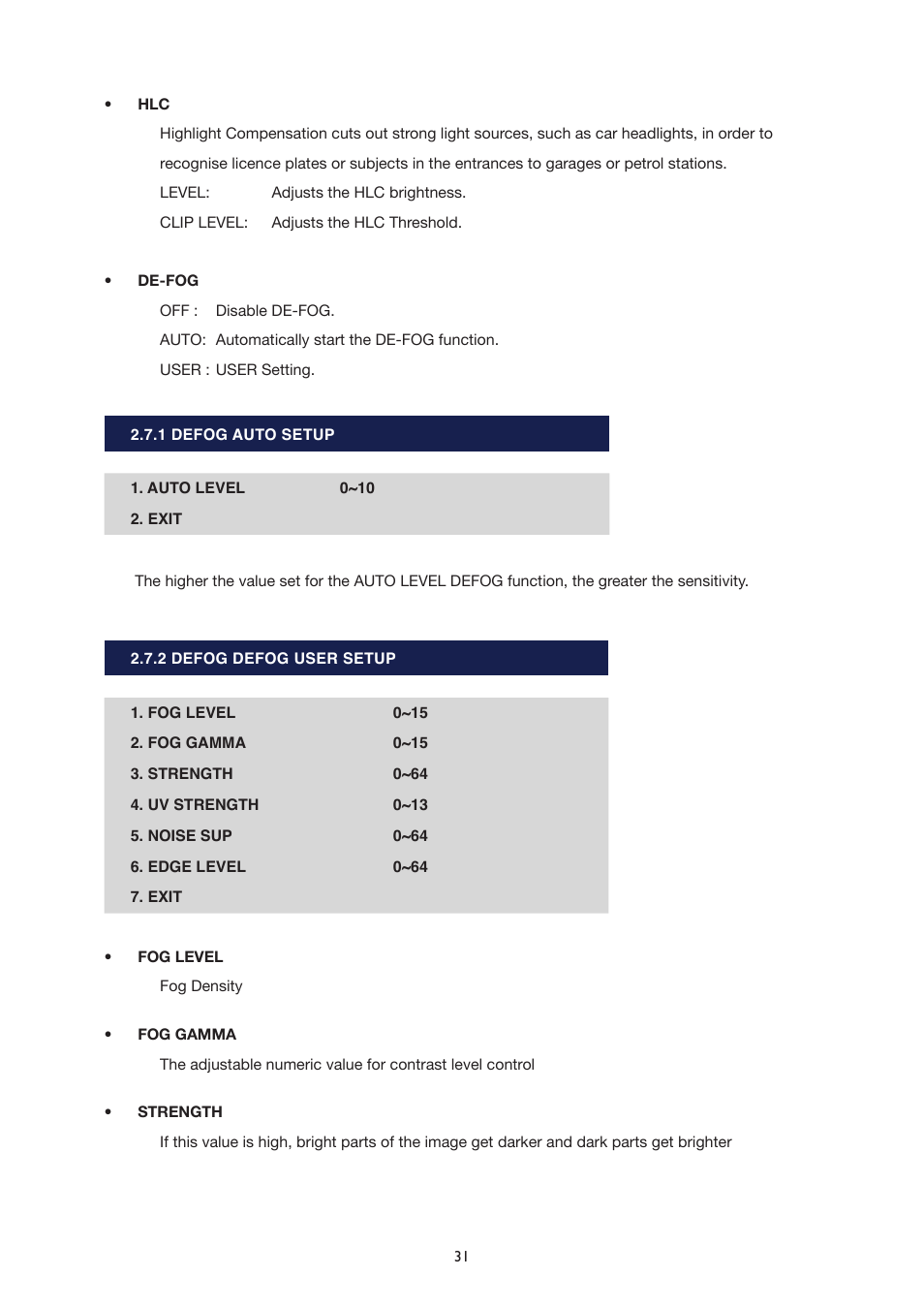 IC Realtime The Sentinal WDR 36x Optical Zoom, 32x Digital Zoom IR PTZ Camera User Manual | Page 31 / 47