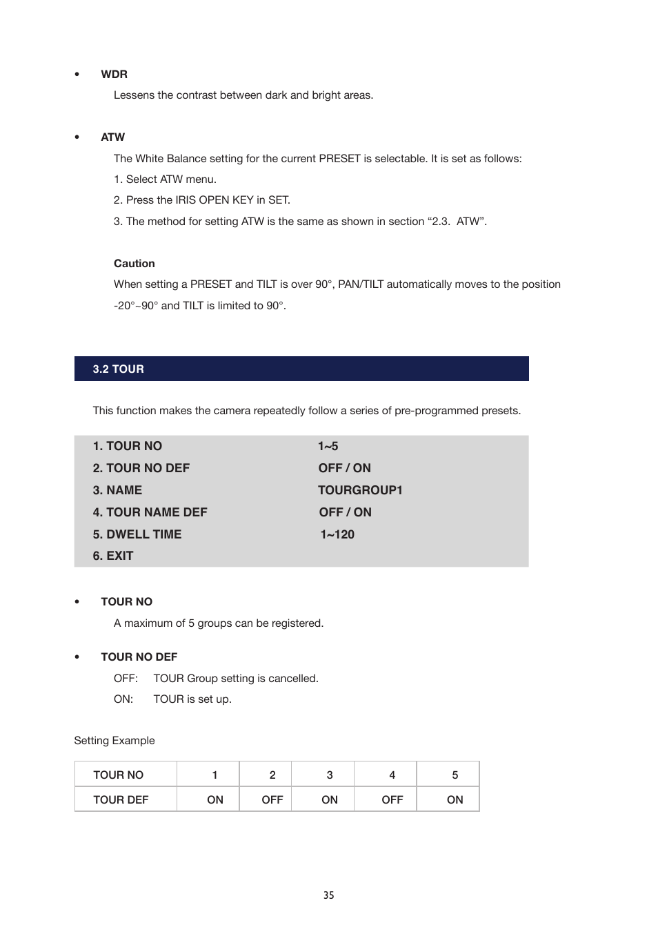 IC Realtime The Sentinal WDR 36x Optical Zoom, 32x Digital Zoom IR PTZ Camera User Manual | Page 35 / 47