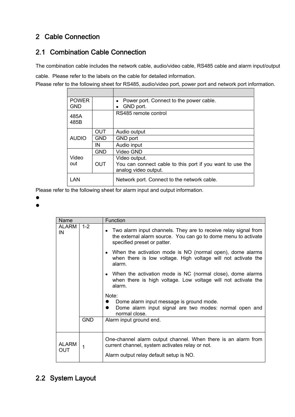 2 system layout | IC Realtime IP High Speed PTZ Dome Camera with 36X Zoom and WDR (ICIPZ3601WDR) User Manual | Page 10 / 33