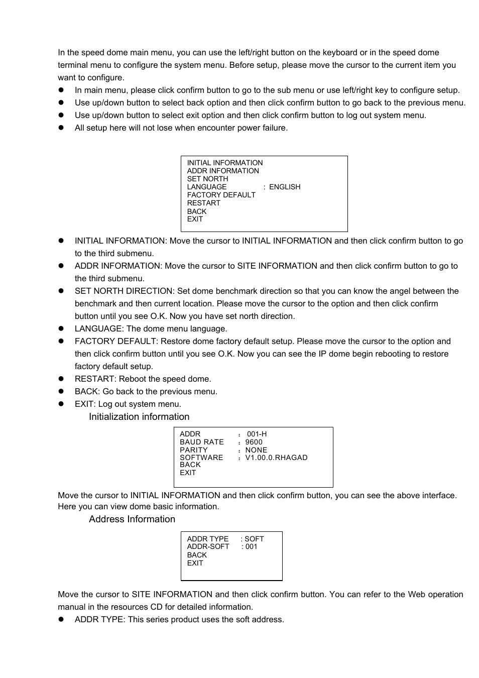 IC Realtime IP High Speed PTZ Dome Camera with 36X Zoom and WDR (ICIPZ3601WDR) User Manual | Page 20 / 33