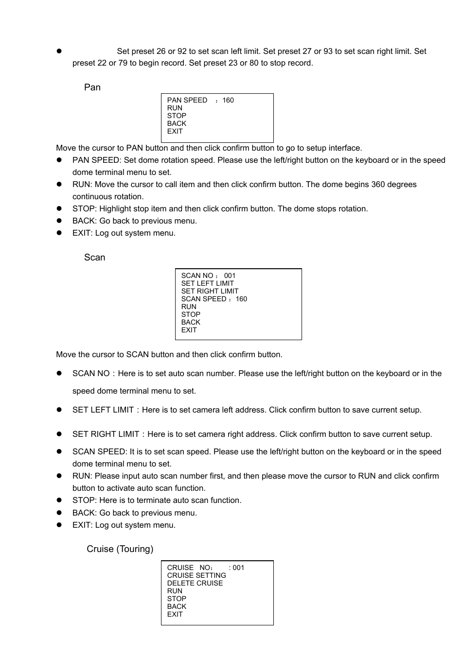 IC Realtime IP High Speed PTZ Dome Camera with 36X Zoom and WDR (ICIPZ3601WDR) User Manual | Page 26 / 33
