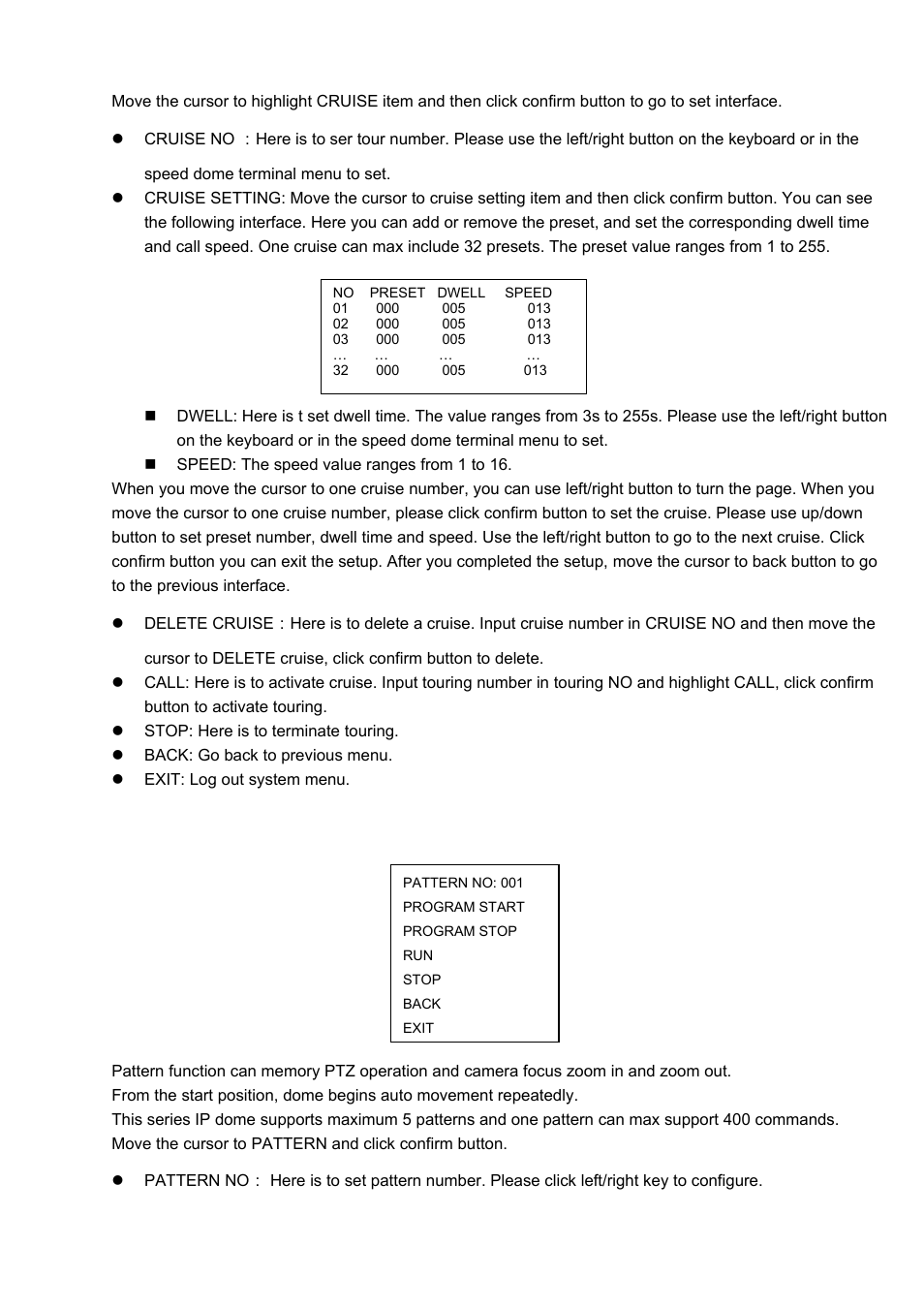 IC Realtime IP High Speed PTZ Dome Camera with 36X Zoom and WDR (ICIPZ3601WDR) User Manual | Page 27 / 33