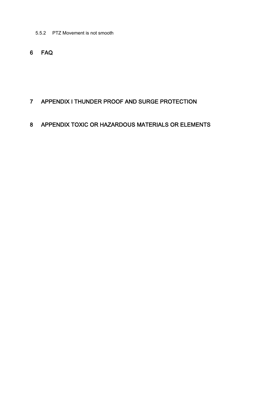 IC Realtime IP High Speed PTZ Dome Camera with 36X Zoom and WDR (ICIPZ3601WDR) User Manual | Page 4 / 33