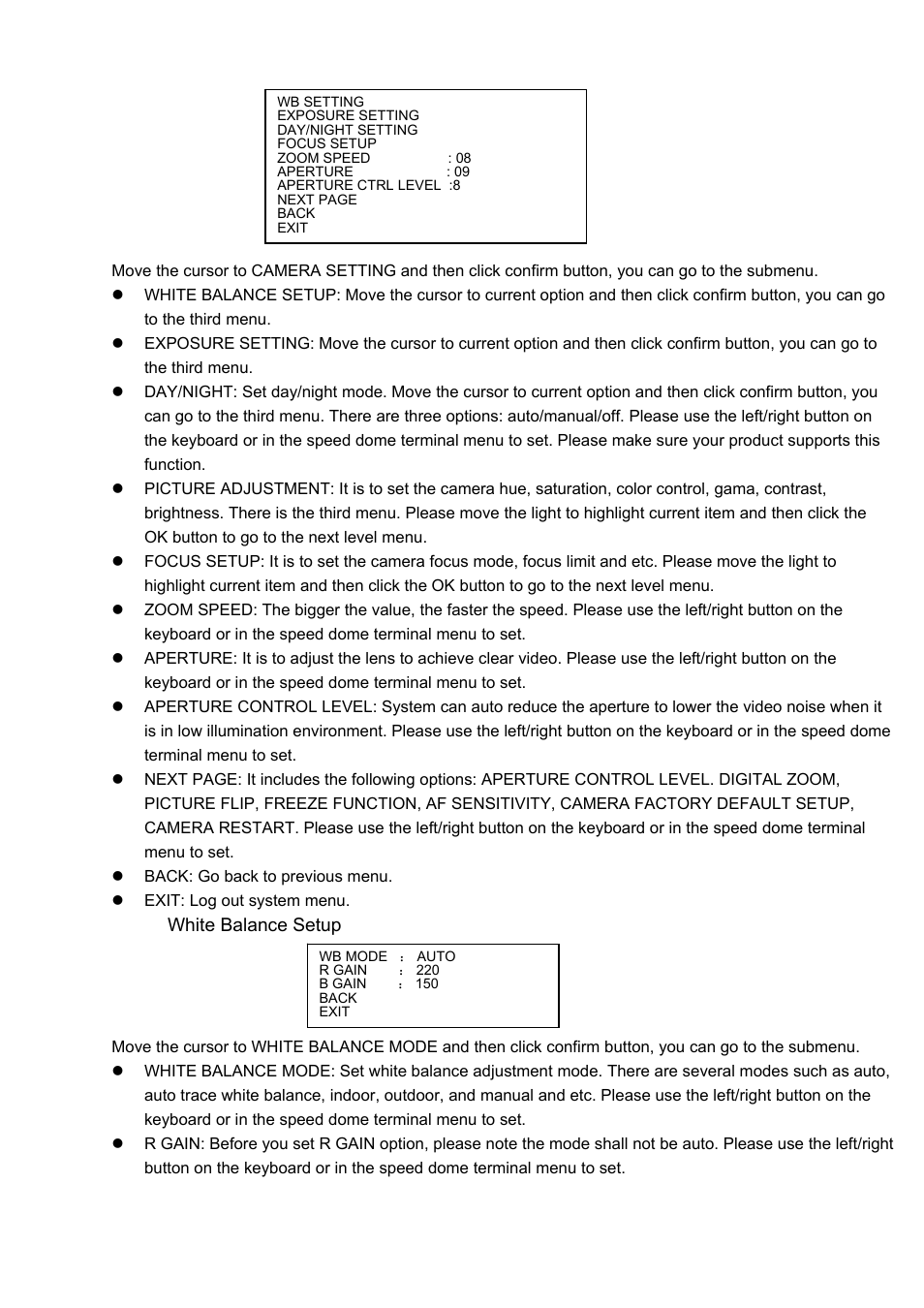 IC Realtime 2Mp 30x Optical Zoom Full HD Network PTZ Dome Camera with 300ft IR (ICIP3001HDIR) User Manual | Page 19 / 37