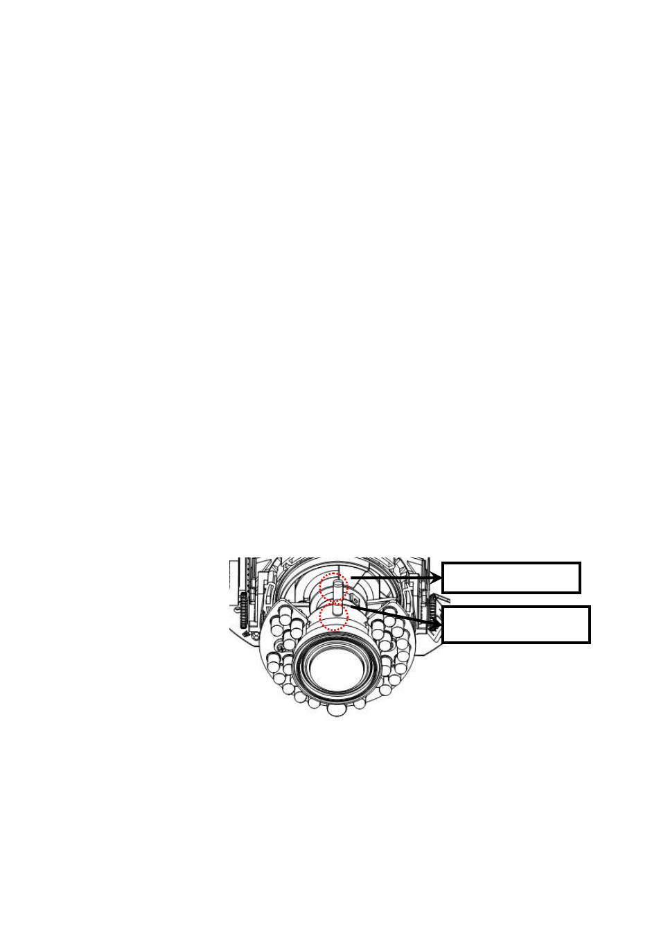 Manual zoom lens focus operation, Side cable exit | IC Realtime 2 Megapixel 3-9mm VF Full HD Vandal-proof IR Network Dome Camera (ICIPD2000VIR) User Manual | Page 28 / 38