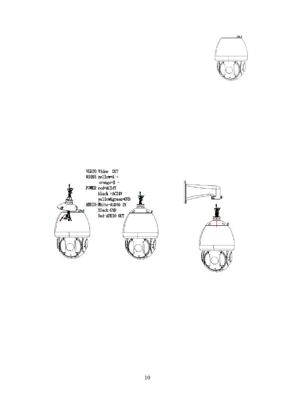 IC Realtime 3Mp Full HD Network PTZ Dome Camera (ICIPP3020HD) User Manual | Page 10 / 29